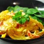 Creamy vegetable wok