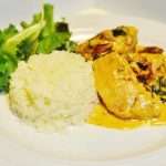 Chicken stew with sun-dried tomatoes