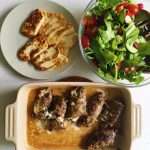 Färskostfyllda lövbiffsrullader - LCHF Recept