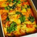 Chicken and broccoli casserole with ajvar