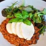 Köttfärssås med rödvin och basilika - LCHF Recept